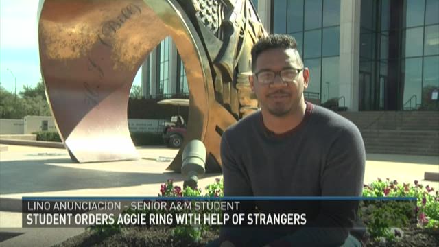 Aggie senior surprised with a gift he'll treasure forever